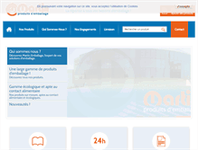 Tablet Screenshot of martin-emballage.com